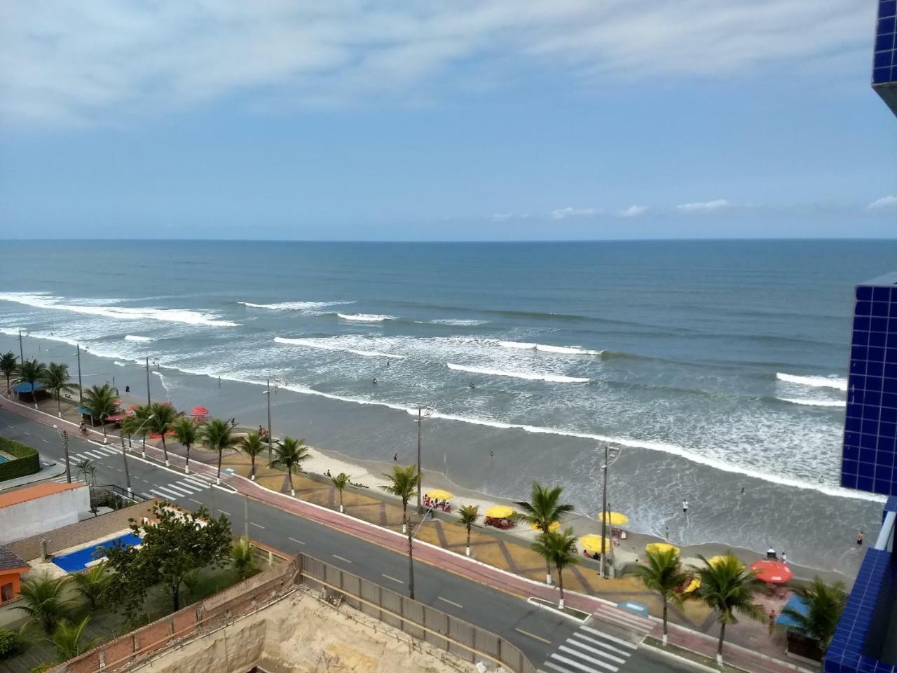 Apto Verde Agua Mongagua Bagian luar foto