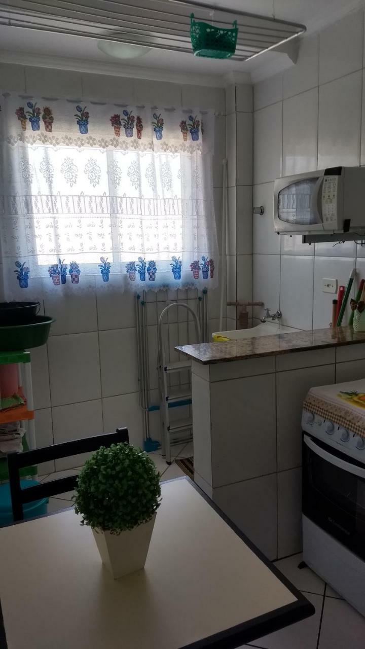 Apto Verde Agua Mongagua Bagian luar foto