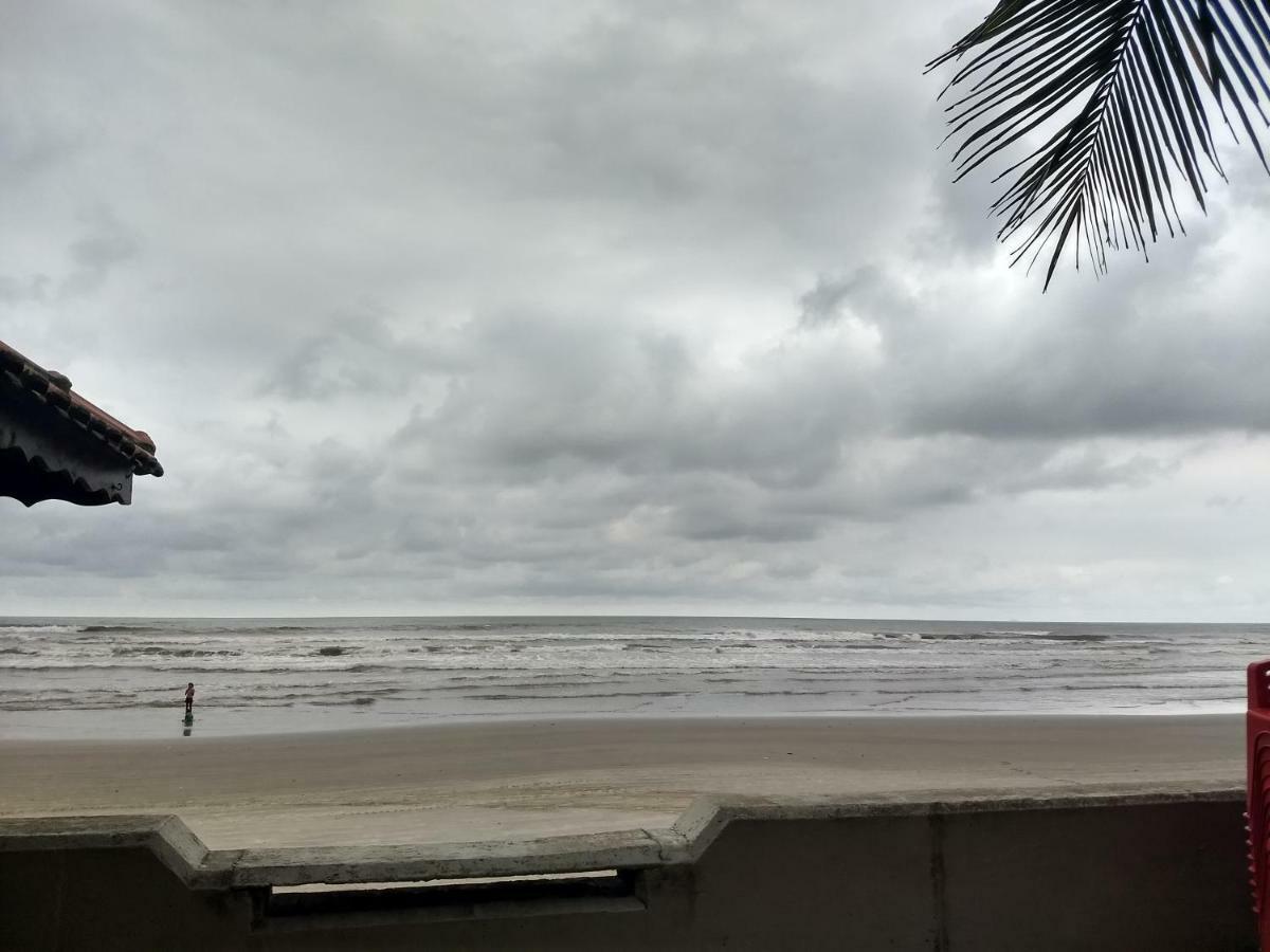 Apto Verde Agua Mongagua Bagian luar foto